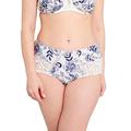 Sans Complexe, Shorty, Amelie Print, IWJ Blauer Laubbandgedruckte, 40/42