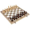 1 Set International Chess Kit Folding Chessboard Folding Chess Kit Wooden International Chess