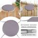 Skpblutn Home Textile Products Round Garden Chair Pads Seat for Outdoor Bistros Stool Patio Dining Room Four Ropes Cushions Grey