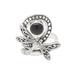 'Dragonfly-Themed Sterling Silver Cocktail Ring with Onyx Gem'