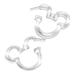 Women's BaubleBar Mickey & Friends Clear Essential Hoop Earrings