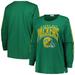 Women's '47 Green Bay Packers Plus Size Honey Cat SOA Long Sleeve T-Shirt