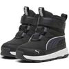 Winterboots PUMA "EVOLVE BOOT AC+ INF", Kinder, Gr. 21, schwarz-weiß (puma schwarz, strong gray, puma weiß), Textil, sportlich, Schuhe, Snowboots, Winterstiefel, Winterschuhe, für Kinder