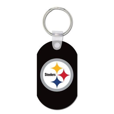 Pittsburgh Steelers Metall-Logo-Schlüsselanhänger – Aluminium Image
