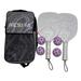 Pickleball Racket Set 4 Balls and Carry Bag Comfort Grip Pickleball Racquets