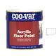 Coo-var - CooVar Acrylic Floor Paint - White - 1 Litre - White