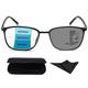 JUNZ +1.5 Photochromic Sun Reading Glasses,TR90 Full Frame Progressive Multi-Focus Reading Glasses for Men and Women,Anti-Blue Light Computer Reader