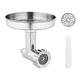 Royal Catering RCAK-51 Meat Grinder Attachment for Stand Mixers RCPM-7,1D & RCPM-7,1C Food Grinder Attachment Meat Mincer Attachment (Stainless Steel, 8 pcs.)