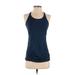 Athleta Active Tank Top: Blue Activewear - Women's Size Small