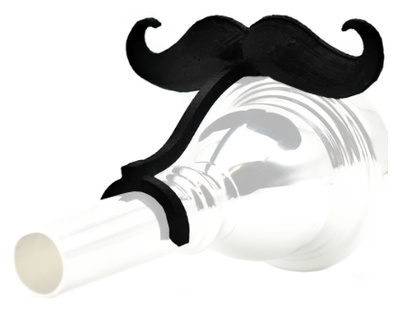 Brasstache Mustache Clip for Tuba