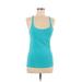 Lorna Jane Active Active Tank Top: Blue Activewear - Women's Size Medium