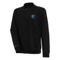 Men's Antigua Black Memphis Grizzlies Victory Full-Zip Jacket