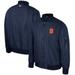 Men's Colosseum Navy Syracuse Orange Full-Zip Bomber Jacket