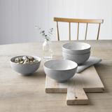 Denby Elements Set of 4 Rice Bowls Ceramic/Earthenware/Stoneware in Gray | 2.56 H x 5.12 W x 5.12 D in | Wayfair ELLG-209/4