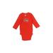 Carter's Long Sleeve Onesie: Red Bottoms - Size 3 Month