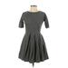 Gap Casual Dress: Gray Dresses - Women's Size X-Small