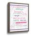 Andover Mills™ Baby & Kids Camryn Life Lessons Unicorn Graphic Art on Canvas, Cotton | 18" H x 14" W x 2" D | Wayfair