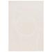 White 120 x 96 x 0.625 in Indoor Area Rug - Ivy Bronx Soho 628 Area Rug In Beige/Ivory Viscose/Wool | 120 H x 96 W x 0.625 D in | Wayfair