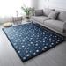 Blue 49.3 x 49.3 x 1 in Area Rug - Mason & Marbles Rayle Area Rug w/ Non-Slip Backing Polyester | 49.3 H x 49.3 W x 1 D in | Wayfair