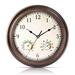 Alcott Hill® Bettyanne Wall Clock Glass in Brown | 1.6 H x 12 W x 12 D in | Wayfair CBB618A8538148ECAB16DF712D1F28A1