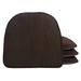 Latitude Run® Shalah Latitude Run Non-Slip Chair Cushions, 16 X 15 X 2 Inches Polyester in Brown | 2 H x 15 W x 16 D in | Outdoor Furniture | Wayfair