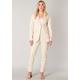 Jerseyblazer BASE LEVEL Gr. 46, beige (light beige) Damen Blazer