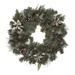 Transpac Artificial 24 in. Multicolor Christmas Wreath with Foliage - Green/Brown