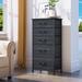 Modern Wide Dresser Storage Tower with 5 Drawers