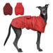 PAWZ Road Warm Dog Winter Coat Reversible Plaid Dog Vest Apparel Cold Weather Jacket for All Dogs (XS-3XL) Red