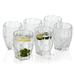 Polyhedron Tumbler Glasses set of 6 - 3.1" x 4.0" H