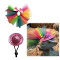 1 Set Bearded Dragon Costume Bearded Dragon Hat Tutu Skirt Small Pet Costume Props