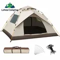 Lohamping-Tente de Camping existent Tente Familiale Anti-UV Revêtement Argent Extérieur Pop-Up