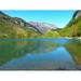 Tenno Lake Italy Lago Di Tenno Lake Waters - Laminated Poster Print - 20 Inch by 30 Inch with Bright Colors and Vivid Imagery