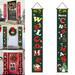 New Year 2024 Banner Merry Christmas Couplet Decoration Home Door Curtain Couplet Porch Hanging Ornament Xmas Decorï¼ŒStyle-D