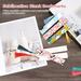 Sublimation Blank Bookmarks Set 30Pcs Heat Transfer Bookmarks with 30 Colorful Tassels DIY Sublimation MDF Bookmarks for DIY Crafts Present Tags Weddings Birthdays