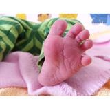 Sole Of The Foot Baby Small Child Ten Foot Reborn - Laminated Poster Print -12 Inch by 18 Inch with Bright Colors and Vivid Imagery