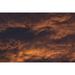 Orange Clouds Weather Sky Weather Changes - Laminated Poster Print - 20 Inch by 30 Inch with Bright Colors and Vivid Imagery