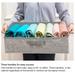 Clothes Storage Bins.Large Capacity Foldable Trapezoid Storage Box with Handles for Clothes Toys Towel Home Storage Organizers