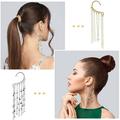 30pcs DIY Ear Cuffs Non Piercing 6-Holes Ear Wraps Earrings Hooks DIY Earring Parts