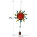Meuva 1PC Sun Wind Chimes Wrought Iron Ornaments Balcony Creative Pendant Wind Chimes Grandmas Garden Sympathy Wind Chime Large Wind Chimes for outside 50