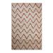 Casavani Handmade Natural Jute Rug Geometric Beige & Red Living Area Rug Farm House Decor Runner Carpet Best Uses For Outdoor Patio & Home/Office Mat 6x12 Runner Feet