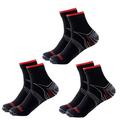 Foot Compression Socks for Men Women Plantar Fasciitis Heel Spurs Pain Venous Running Sports Socks Casual Ankle Sock Gift 1 Pairs Red-S/M