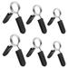 6 Pcs Weightlifting Accessory Spring Clip Collars for Weight Bar Dumbbell Handle