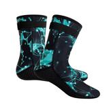 1 Pair Swimming Diving Socks 3mm Neoprene Waterproof Socks Mid-Tube Camouflage Beach Volleyball Socks with Non-slip Sole Outdoor Water Sports Socks for Hiking Wading Surfing Skiing -L Camouflage