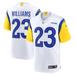 Men's Nike Kyren Williams White Los Angeles Rams Game Jersey