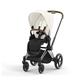 Cybex PRIAM Pushchair 2023 - Off White Off White on Chrome Brown Frame