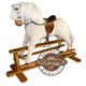 "ALBINO" LUXURIOUS Handmade Rocking Horse MARS V