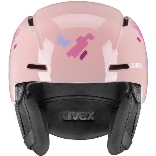 UVEX Kinder Helm viti, Größe 51 in pink puzzle