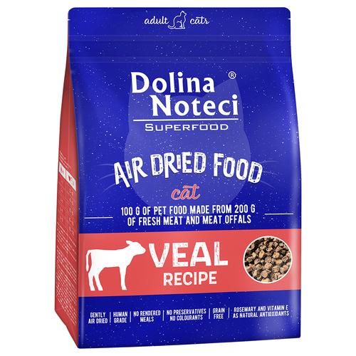 Sparpaket: 2x1kg Dolina Noteci Superfood Feline Kalb Katzenfutter trocken