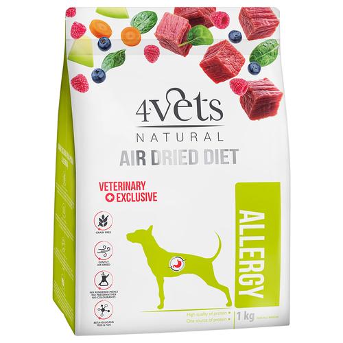 1kg 4Vets Natural Allergy Hundetrockenfutter